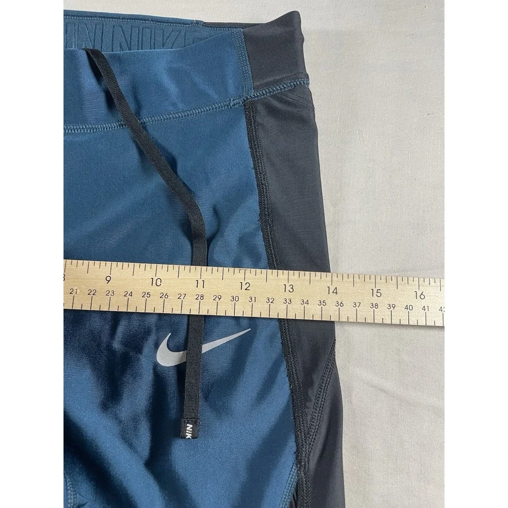 Nike Leggings Women's Dri-Fit Stretch Multicolor Ankle Athleisure Peach Sz S